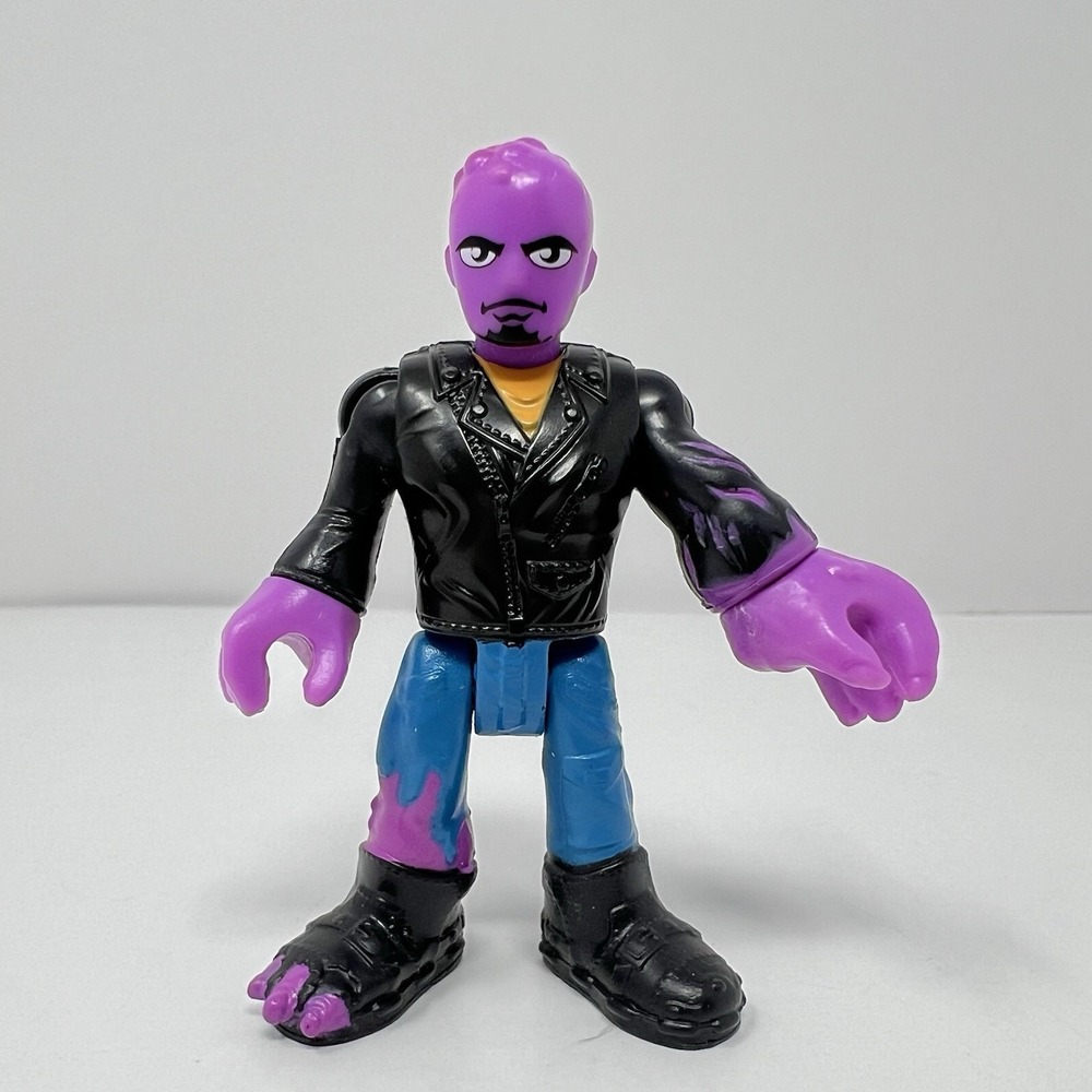 Imaginext Purple Mutant Man Mini Action Figures Collectible Super‎ Hero Toys